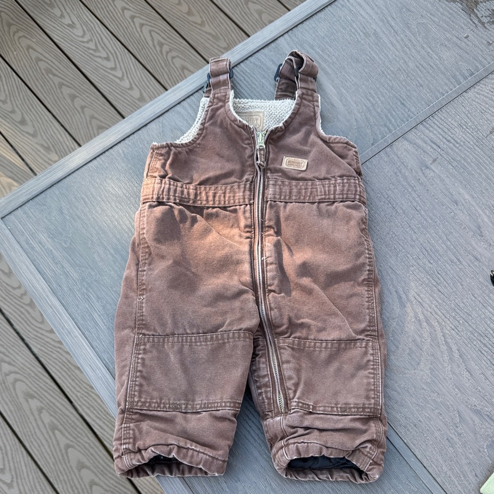 Brown Kids Overalls